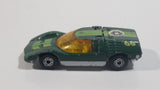 Vintage 1971 Lesney Matchbox Superfast No.66 Mazda RX500 Dark Green Die Cast Toy Car Vehicle with Opening Rear Mounted Engine Cover