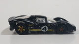 2013 Hot Wheels 1960s Ferrari P4 Black #4 Die Cast Toy Race Car Vehicle