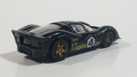 2013 Hot Wheels 1960s Ferrari P4 Black #4 Die Cast Toy Race Car Vehicle