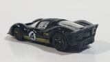 2013 Hot Wheels 1960s Ferrari P4 Black #4 Die Cast Toy Race Car Vehicle