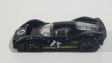 2013 Hot Wheels 1960s Ferrari P4 Black #4 Die Cast Toy Race Car Vehicle