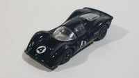 2013 Hot Wheels 1960s Ferrari P4 Black #4 Die Cast Toy Race Car Vehicle