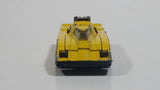 1981 Hot Wheels Cannonade Yellow Die Cast Toy Race Car Vehicle w/ Opening Hood - Hong Kong