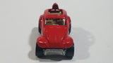 1998 Hot Wheels Baja Bug Volkswagen VW Beetle Red Die Cast Toy Car Vehicle