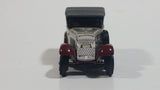 Vintage 1974 Tomica No. 60 Datsun Silver and Maroon Red with Black Roof 1/49 Scale Die Cast Toy Car Vehicle Made in Japan