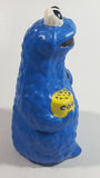 Vintage Hand Painted Sesame Street Cookie Monster Character Ceramic Figure 5 1/2" Tall