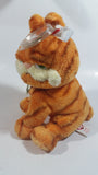 2004 Ty Beanie Babies Garfield the Cat Orange Stuffed Animal Plush Toy 7 1/2" Tall