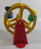 1993 Fisher Price Little People Country Fair Ferris Wheel and Airplane Amusement Rides Toys with 5 Characters