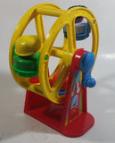 1993 Fisher Price Little People Country Fair Ferris Wheel and Airplane Amusement Rides Toys with 5 Characters