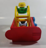 1993 Fisher Price Little People Country Fair Ferris Wheel and Airplane Amusement Rides Toys with 5 Characters