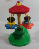 1993 Fisher Price Little People Country Fair Ferris Wheel and Airplane Amusement Rides Toys with 5 Characters