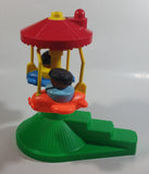 1993 Fisher Price Little People Country Fair Ferris Wheel and Airplane Amusement Rides Toys with 5 Characters