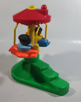 1993 Fisher Price Little People Country Fair Ferris Wheel and Airplane Amusement Rides Toys with 5 Characters