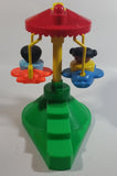 1993 Fisher Price Little People Country Fair Ferris Wheel and Airplane Amusement Rides Toys with 5 Characters