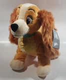 Walt Disney Animated Film Movie Lady From Lady and The Tramp 14" Long Cartoon Puppy Dog Character Plush Stuffed Animal with Tags
