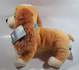 Walt Disney Animated Film Movie Lady From Lady and The Tramp 14" Long Cartoon Puppy Dog Character Plush Stuffed Animal with Tags