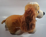 Walt Disney Animated Film Movie Lady From Lady and The Tramp 14" Long Cartoon Puppy Dog Character Plush Stuffed Animal with Tags