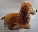 Walt Disney Animated Film Movie Lady From Lady and The Tramp 14" Long Cartoon Puppy Dog Character Plush Stuffed Animal with Tags