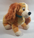 Walt Disney Animated Film Movie Lady From Lady and The Tramp 14" Long Cartoon Puppy Dog Character Plush Stuffed Animal with Tags