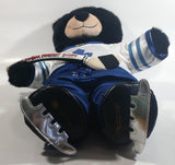 Build A Bear Workshop NHL Toronto Maple Leafs Ice Hockey Black Bear with Uniform, Stick, and Skates 17" Tall Stuffed Animal Plush