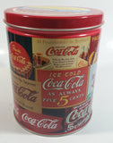 1994 Coca-Cola Coke Soda Pop Carriage Trade Mini Twist Pretzels Nostalgic Tin Beverage Advertising Collectible