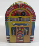 1998 Coca-Cola Coke Soda Pop Drink Beverage Always Rockin' 6" Tall Jukebox Shaped Tin Metal Canister