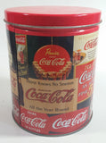 1993 Coca-Cola Coke Soda Pop Carriage Trade Mini Twist Pretzels Nostalgic Tin Beverage Advertising Collectible