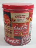 1993 Coca-Cola Coke Soda Pop Carriage Trade Mini Twist Pretzels Nostalgic Tin Beverage Advertising Collectible