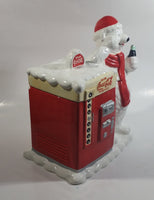 Houston Harvest Drink Coca-Cola In Bottles Coke 10 1/2" Tall Large Vending Machine With Polar Shaped Ceramic Cookie Jar