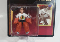 1997 Kenner Starting Lineup Timeless Legends NHL Ice Hockey Player Goalie Glenn Hall Chicago Blackhawks Action Figure and Trading Card New in Package