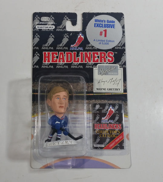 1996 Corinthian Headliners Signature Edition NHL NHLPA Ice Hockey Player Wayne Gretzky New York Rangers Figure New in Package 5,500 Limited Edition