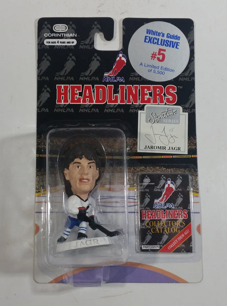 1996 Corinthian Headliners Signature Edition NHL NHLPA Ice Hockey Player Jaromir Jagr #5 Figure New in Package Limited Edition of 5,500