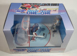 1997 Kenner Hasbro Starting Lineup Freeze Frame One On One NHL Ice Hockey Player Jaromir Jagr Pittsburgh Penguins and Patrick Roy Colorado Avalanche Action Figures New in Box