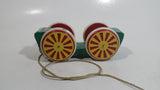 Brio Green Wood Wooden Egg Car Vehicle Pull String Toy Made in Sweden