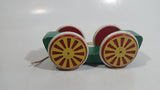 Brio Green Wood Wooden Egg Car Vehicle Pull String Toy Made in Sweden