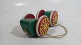 Brio Green Wood Wooden Egg Car Vehicle Pull String Toy Made in Sweden