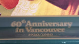 Vintage 1980 60th Anniversary of Coca-Cola in Vancouver 1920-1980 Yellow Dress Woman Official Tray