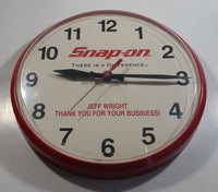 Snap On Tools "There is a Difference" Custom Made 12 3/4" Diameter Automotive Advertising Gift Clock for a Customer "Thank you for your business!"