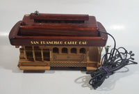 San Francisco Cable Car Highly Detailed Wooden Trolley Street Car Shaped Telephone with Cable Car Ring