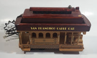 San Francisco Cable Car Highly Detailed Wooden Trolley Street Car Shaped Telephone with Cable Car Ring