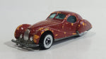 1988 Hot Wheels Auto Magic II Talbot Lago Burgundy Die Cast Toy Car Vehicle WW