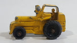 Vintage Lesney Matchbox No. 24 Weatherill Hydraulic Tractor Shovel Yellow Die Cast Toy Car Construction Equipment Vehicle Made in England