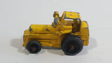 Vintage Lesney Matchbox No. 24 Weatherill Hydraulic Tractor Shovel Yellow Die Cast Toy Car Construction Equipment Vehicle Made in England