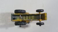 Vintage Lesney Matchbox No. 24 Weatherill Hydraulic Tractor Shovel Yellow Die Cast Toy Car Construction Equipment Vehicle Made in England