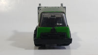 Vintage 1970s Tonka Garbage Truck Green and White Pressed Steel Toy Car Vehicle Made in Japan