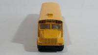 1991 Road Champs Fast Lane International School Bus Yellow Die Cast Toy Car Vehicle