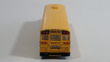 1991 Road Champs Fast Lane International School Bus Yellow Die Cast Toy Car Vehicle