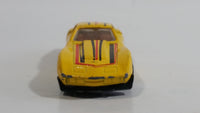 Speeding Wheels Chevrolet Corvette Yellow Die Cast Toy Car Vehicle