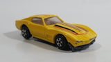 Speeding Wheels Chevrolet Corvette Yellow Die Cast Toy Car Vehicle