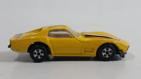 Speeding Wheels Chevrolet Corvette Yellow Die Cast Toy Car Vehicle